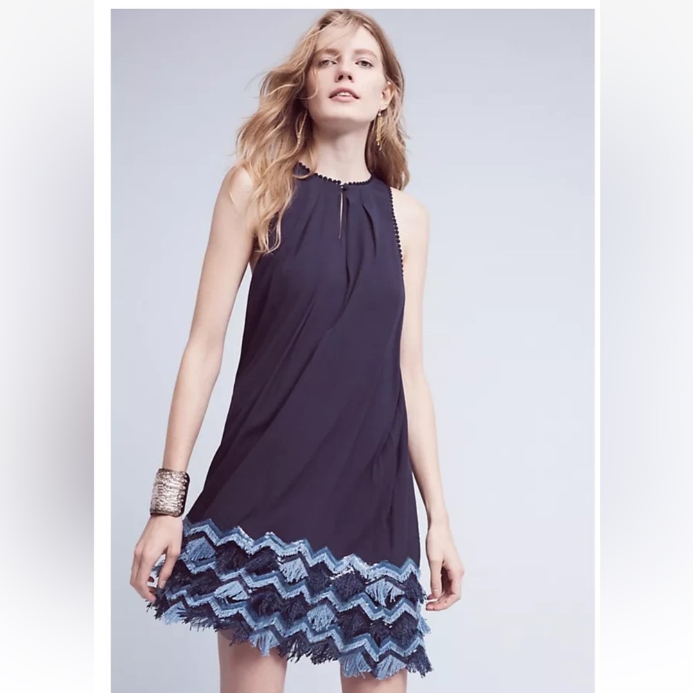 Anthropology Maeve Festivity Swing Dress Size 10p